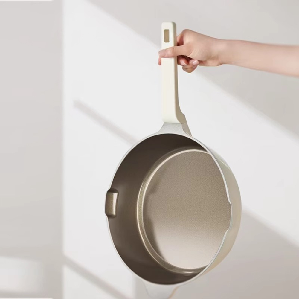 【Sushar小菜丫】鈦晶鋁合金 不沾鍋 鈦鍋 30cm深煎鍋 IH全對應(贈原廠玻璃蓋), , large