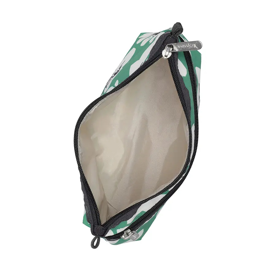Lesportsac Cosmetic Clutch 雙層拉鍊化妝包 / 翠綠花園, , large