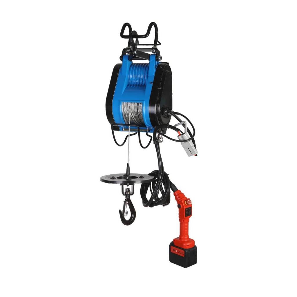 WIN五金 松盈牌 song win 18V <ENX-200SS單主機+無線>電式小金剛 充電式電動吊車 18V高樓小吊車 電動絞盤 通用牧田, , large