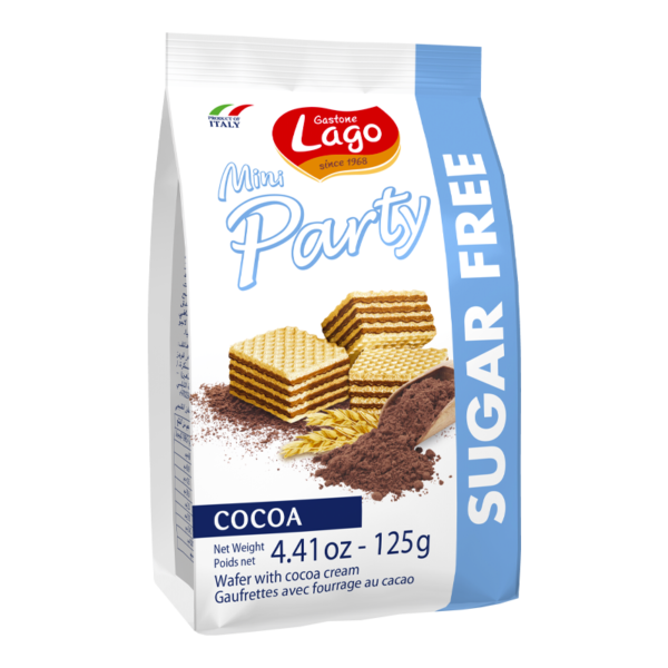 義大利Lago可可威化夾心酥-無添加糖, , large