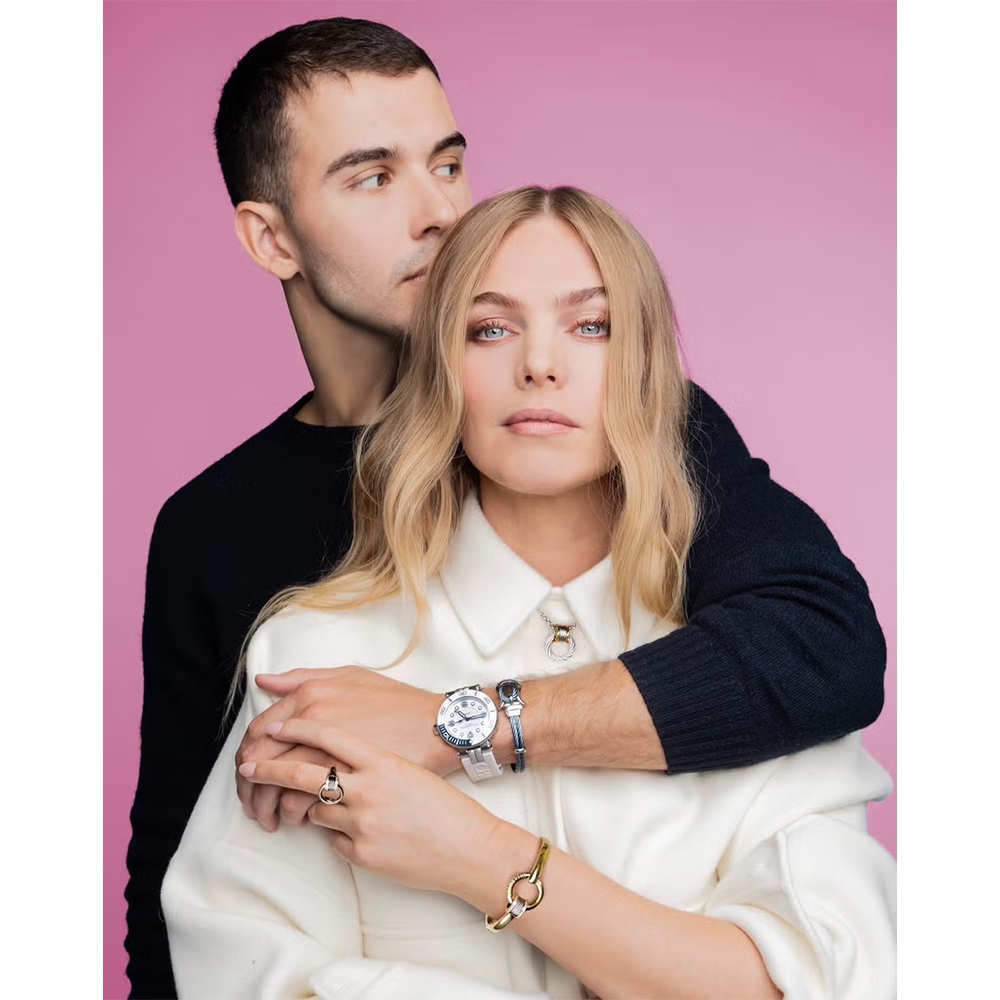 CHARRIOL 夏利豪 FOREVER Embrace 鋼索項鍊 08-108-1139-43, , large