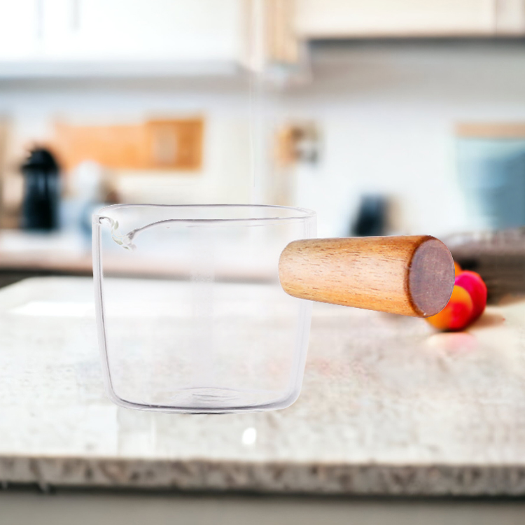 Sauce Cup with Wooden Handle, , large