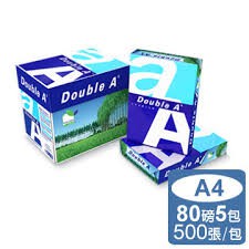 Double A  A4 80磅 多功能 影印紙 (5包入 /箱)-整箱, , large