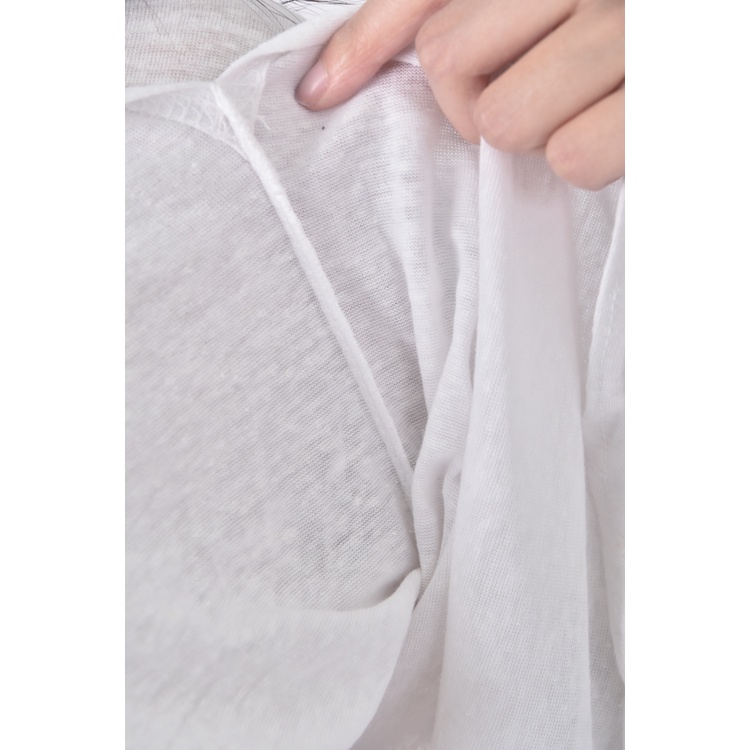(XL) palette韓牌質感白色短袖上衣二手衣, , large