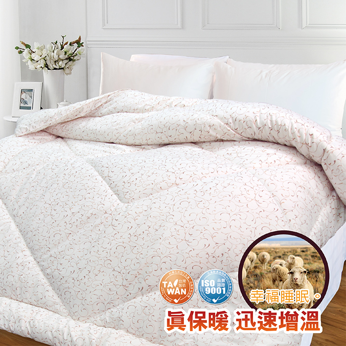 【多利寶寢具】皮斯佐丹_100%雙人純新特級羊毛被/棉被胎, , large
