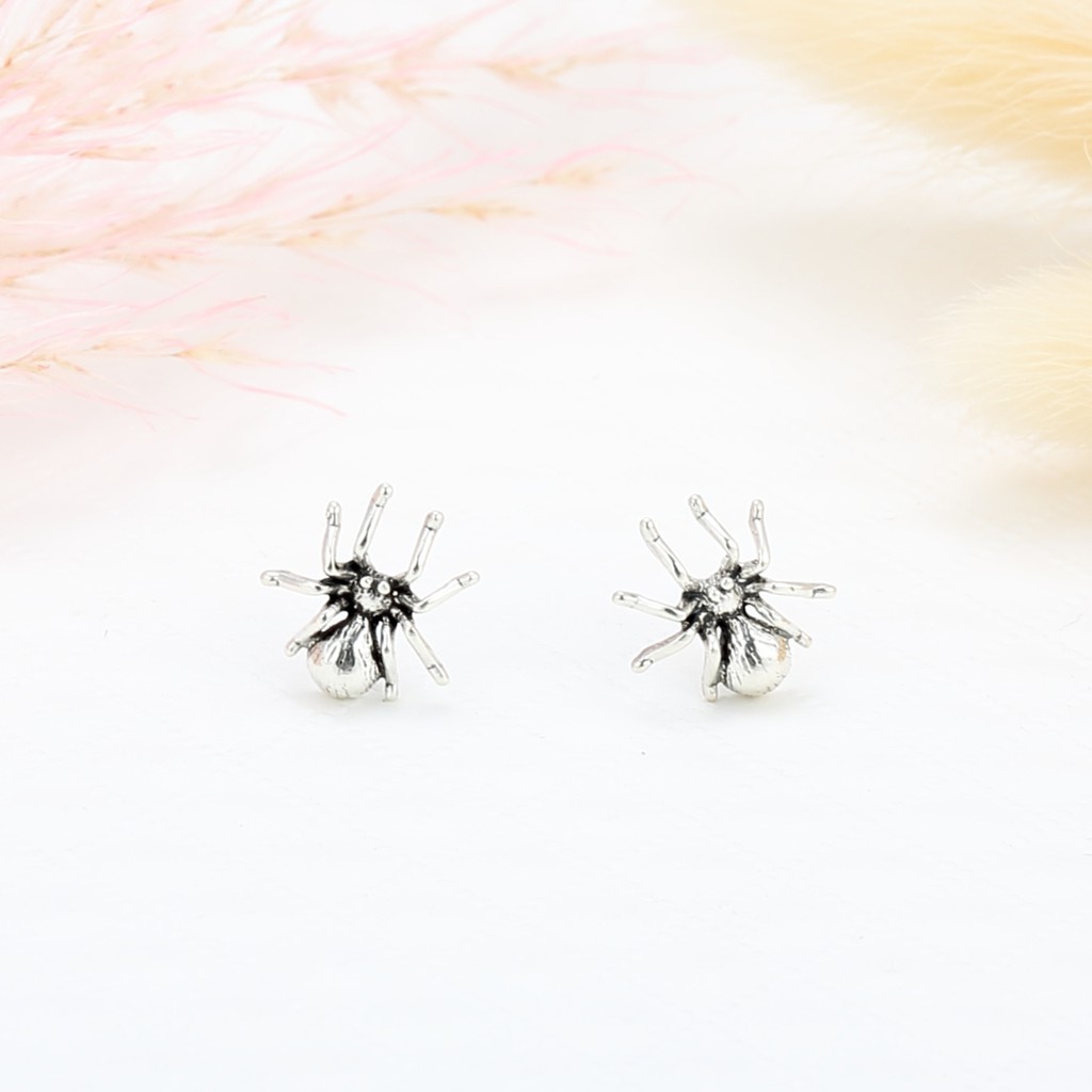 【Angel & Me】可愛 蜘蛛 Spider s925 純銀 耳環 耳夾 聖誕節 情人節 禮物, , large