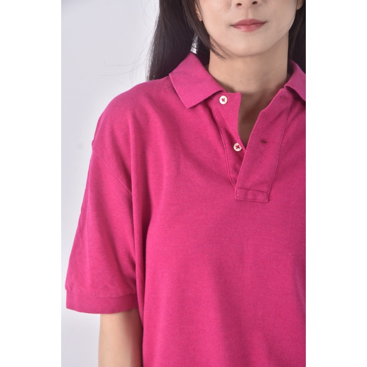 (M) polo ralph lauren棉質純棉紫色短袖上衣二手衣, , large