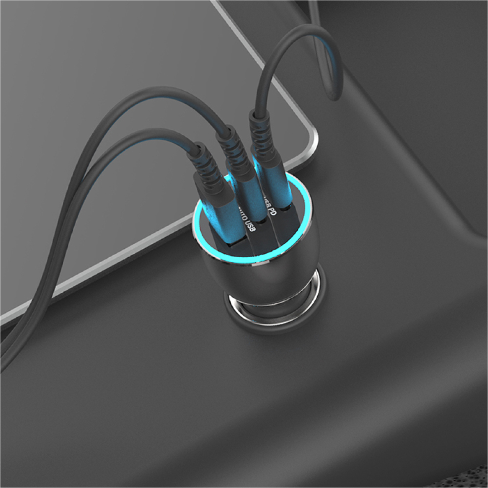 Kashimura 直插式高速快充QC+2PD車充頭, , large