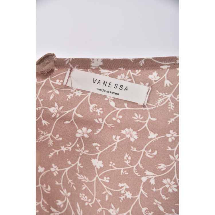 (L) vanessa韓牌碎花氣質粉色洋裝二手衣, , large