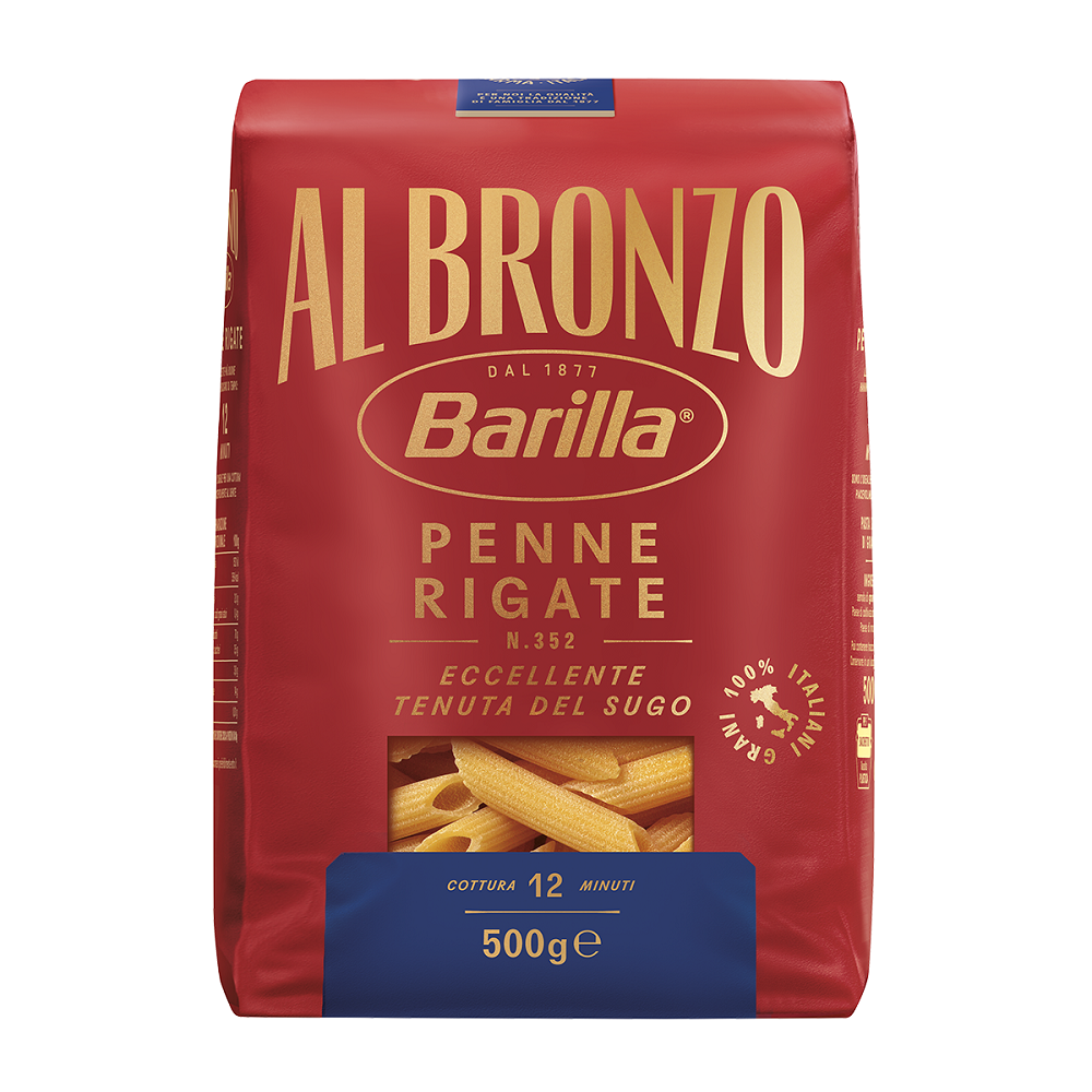 Barilla Al Bronzo PENNE RIGATE 500G, , large