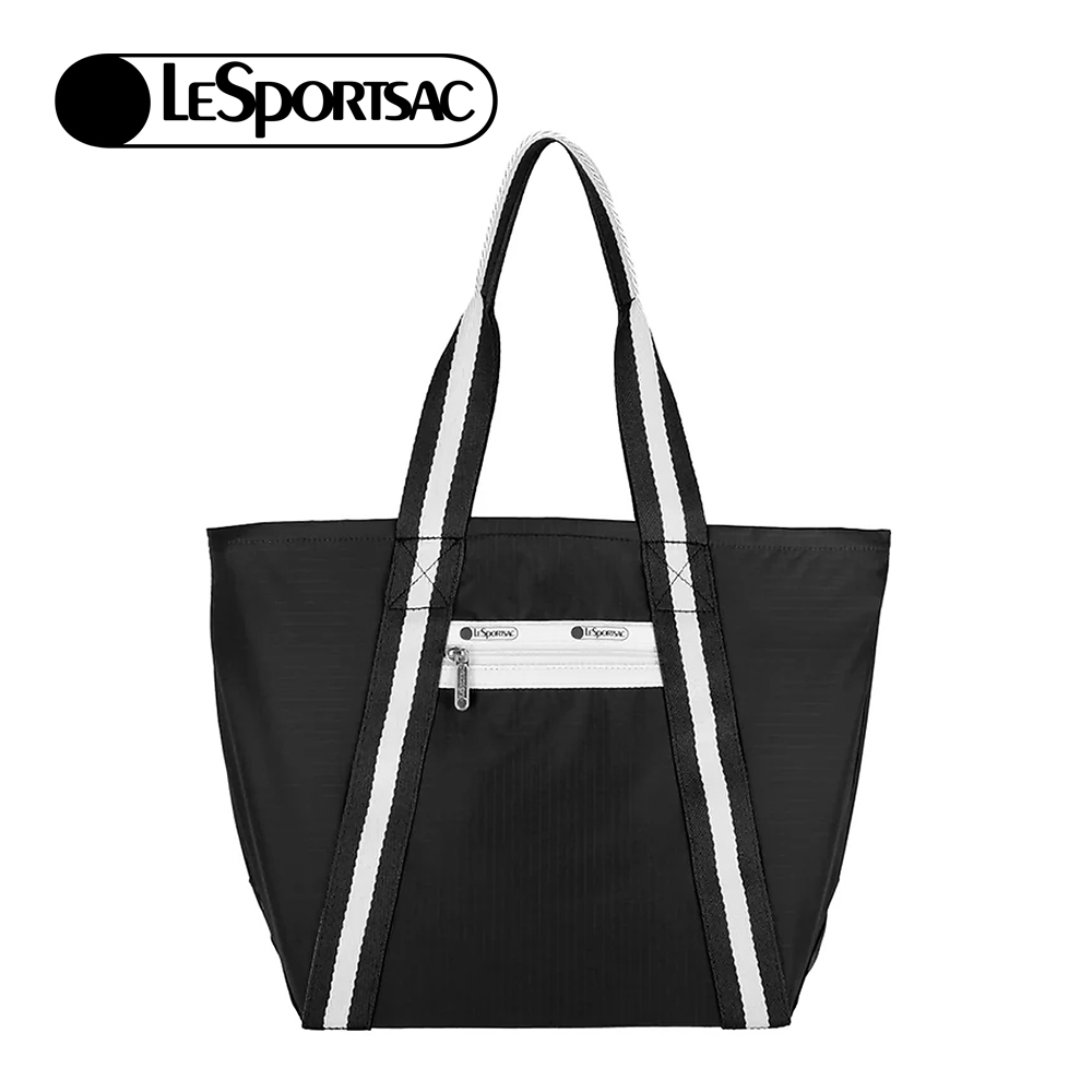 |快速出貨|Lesportsac Small E/W Everyday Tote 小型日常手提袋/ 滾邊夜幕黑