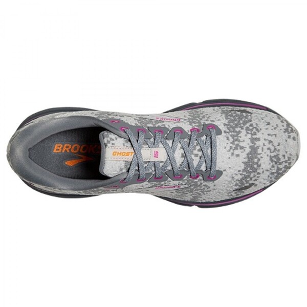Brooks Ghost 15 男 慢跑鞋 運動 路跑 避震緩衝象限 數位迷彩限定款 灰 紫 [1103931D147], , large