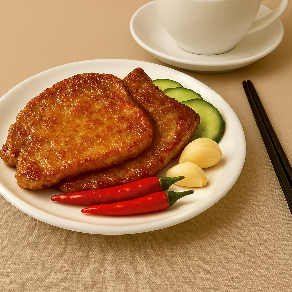 sliced pork loin (Traditional food), , large