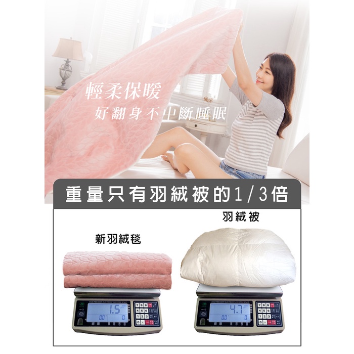 【格藍傢飾】新羽絨桑拿毛毯 保暖毯 毯子, , large