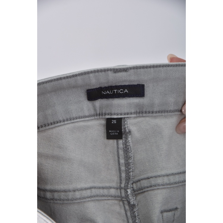 (S) nautica丹寧牛仔棉質紫色長褲二手衣, , large