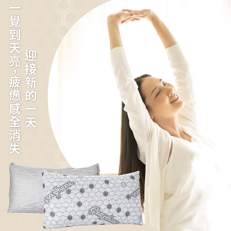 ［熊棉］高彈力6D石墨烯獨立筒枕, , large