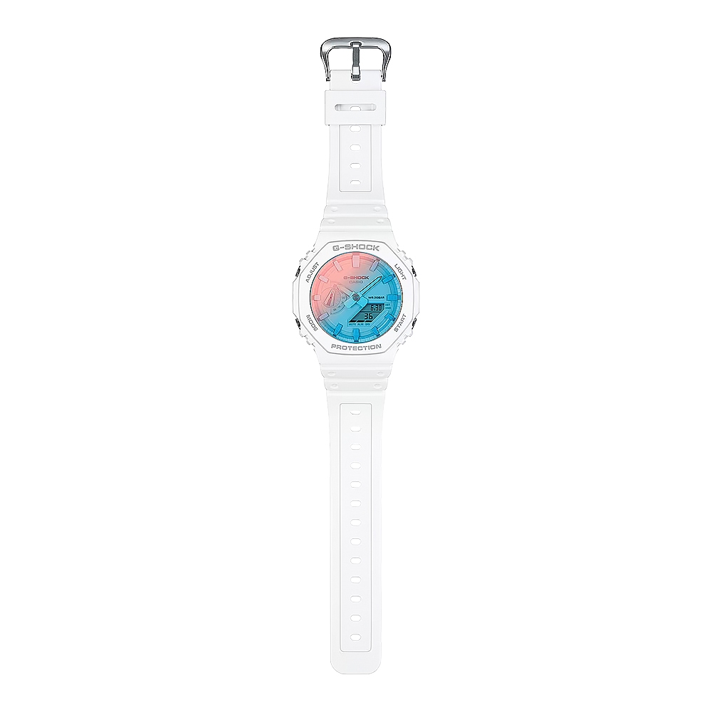 CASIO 卡西歐 G-SHOCK 2100八角彩色鏡面手錶 GA-2100TL-7A, , large