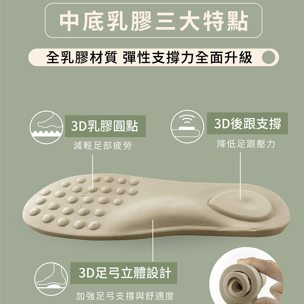 Graphene pressure-relieving anti-slip latex mop, , large