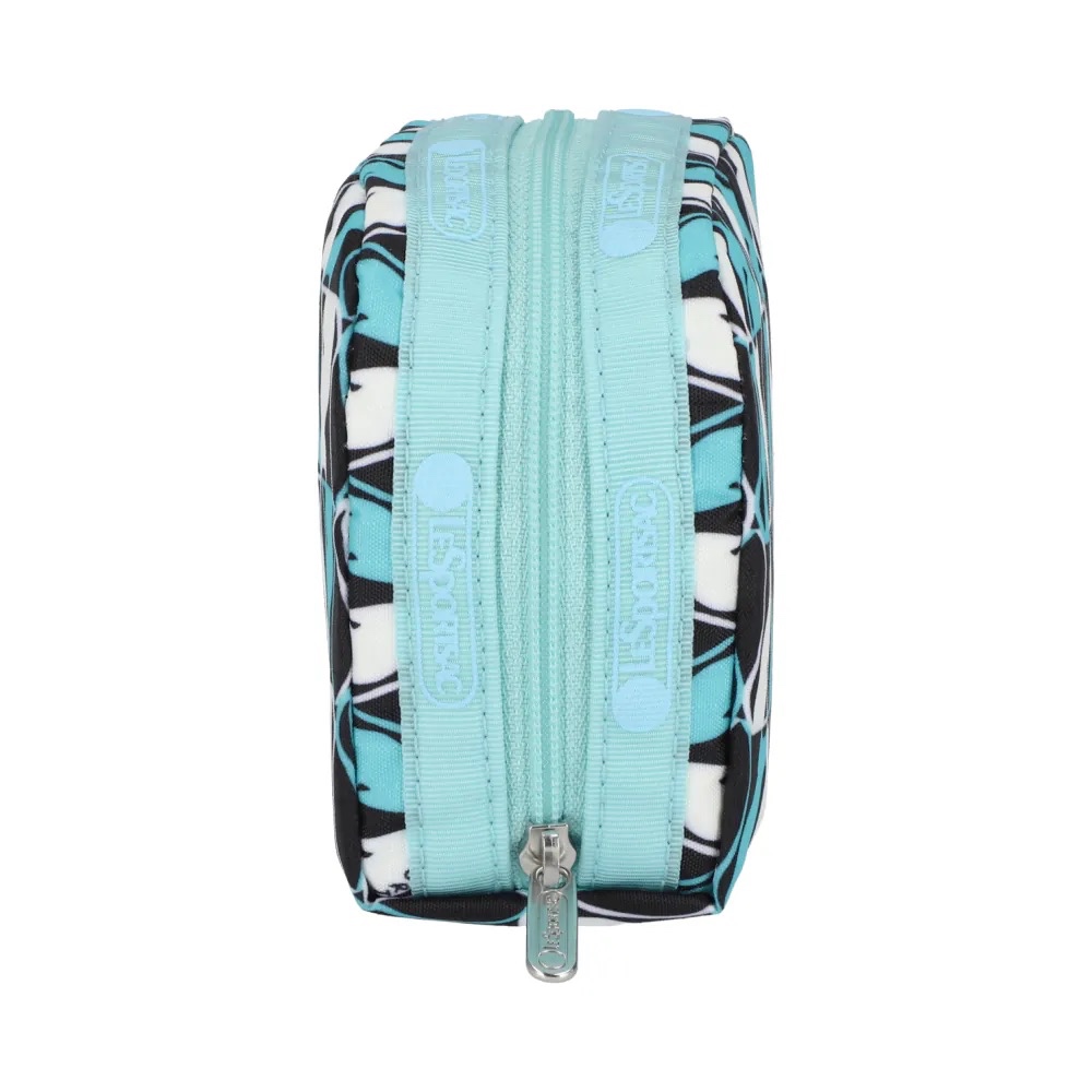 LeSportsac  SQUARE COSMETIC 方形化妝包 - 鏡中貓影, , large