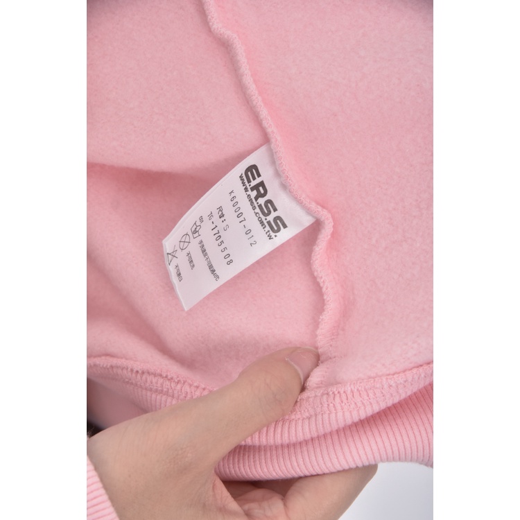 (S) erss質感連帽粉色外套二手衣, , large