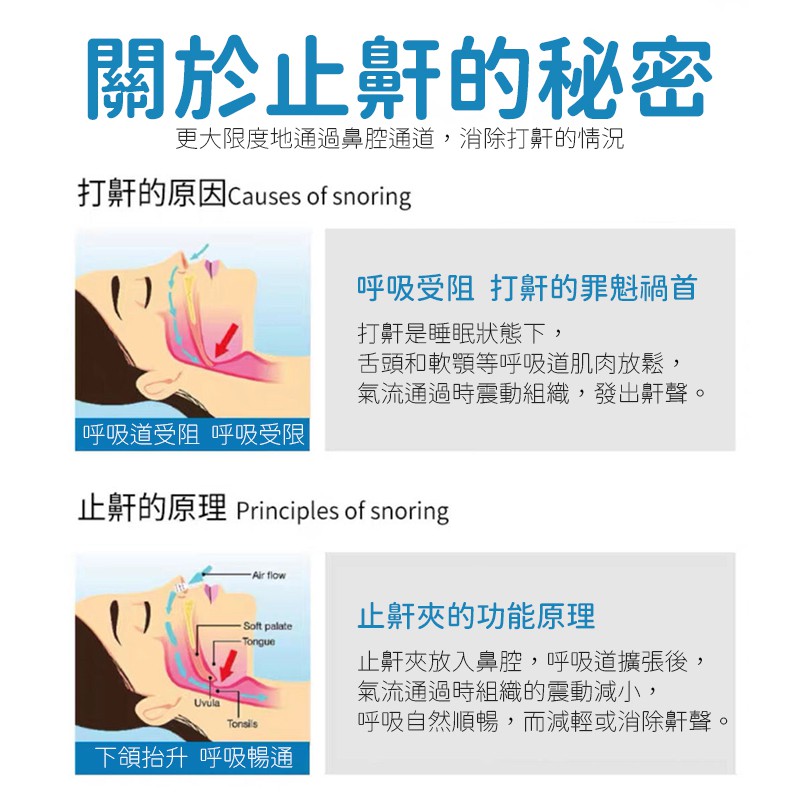【禾統】止鼾 / 6入/盒 / 1盒(附贈6個獨立收納盒) (可重複使用 舒眠 降噪 防鼾 防打呼 打呼嚕 止鼾夾 鼻夾), , large