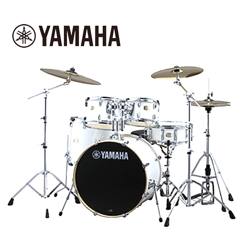 YAMAHA Stage Custom 爵士鼓組 典雅白色款【敦煌樂器】, , large