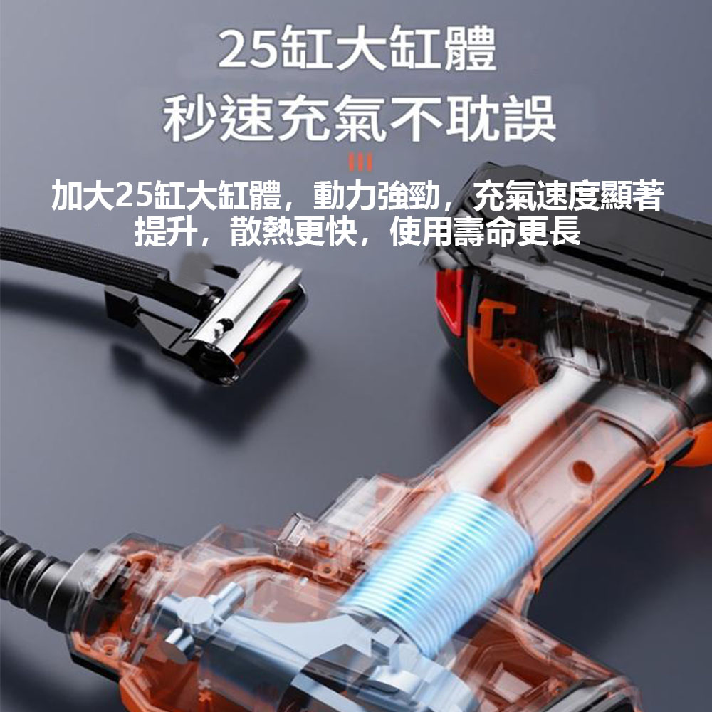 Wireless smart car air pump: 5-energy saving, 1-charger, , large