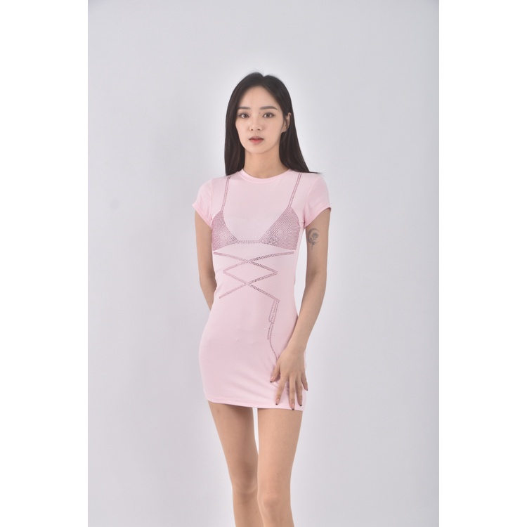 (S) 【智恩私服】比基尼粉色洋裝二手衣, , large