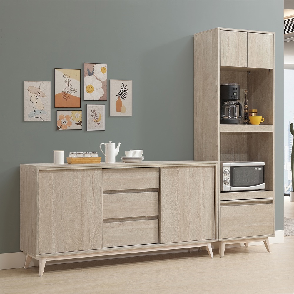 【唯熙傢俱】曼蒂橡木色2尺電器櫃, , large