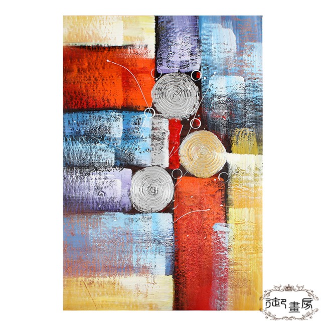 【御畫房】 手繪無框油畫-錦繡前程 60x90cm, , large