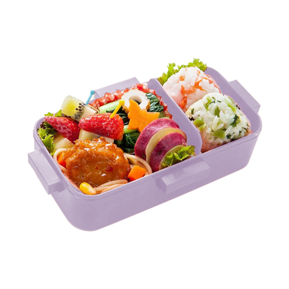 【百科良品】日本製 三麗鷗 酷洛米 花朵水彩風 便當盒 保鮮餐盒 530ML(日本境內版), , large