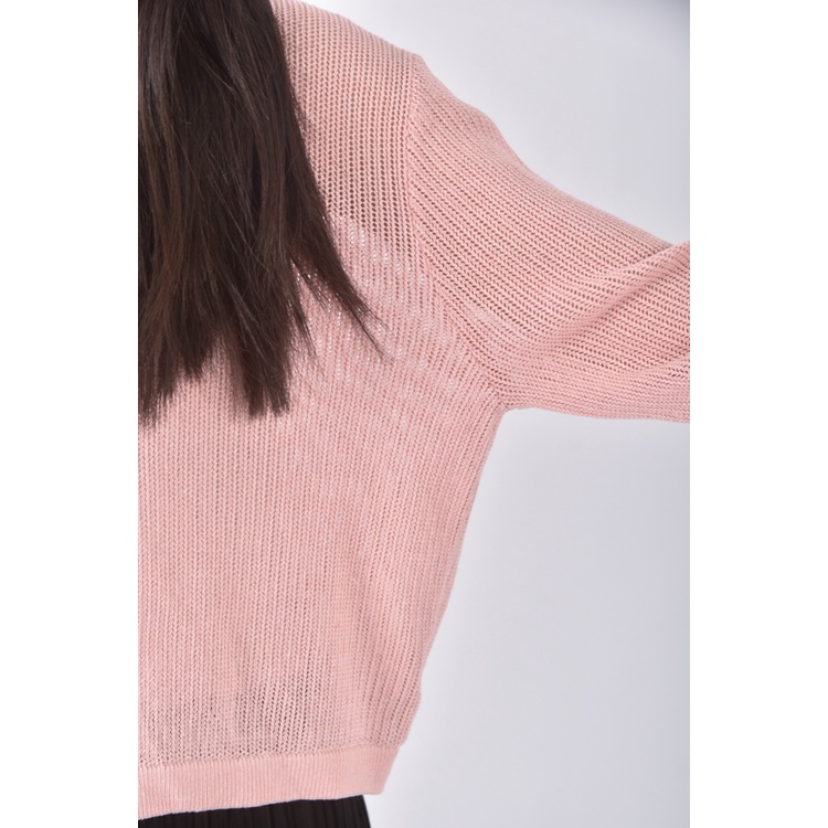 (L) the most質感針織粉色外套二手衣, , large