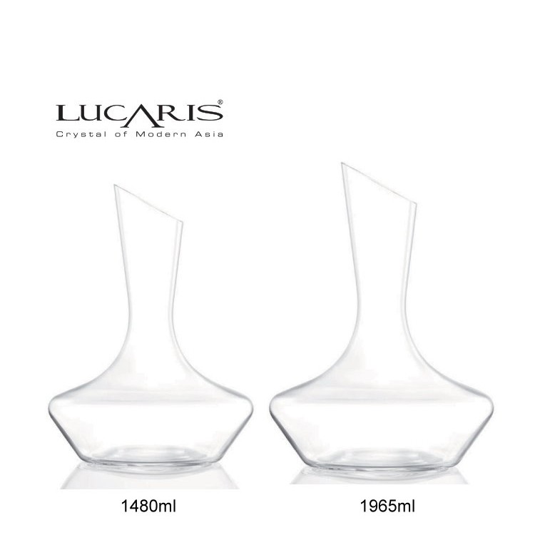 Lucaris 醒酒瓶 水晶醒酒器 Temptation Decanter 兩個尺寸 金益合玻璃器皿, , large