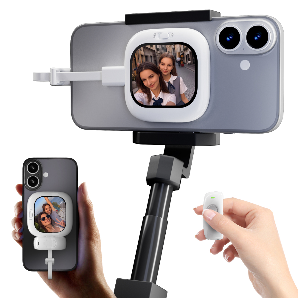 【固士特】Founist 隨拍 Mini 手機後鏡頭取景螢幕(新品上市)_白色, , large