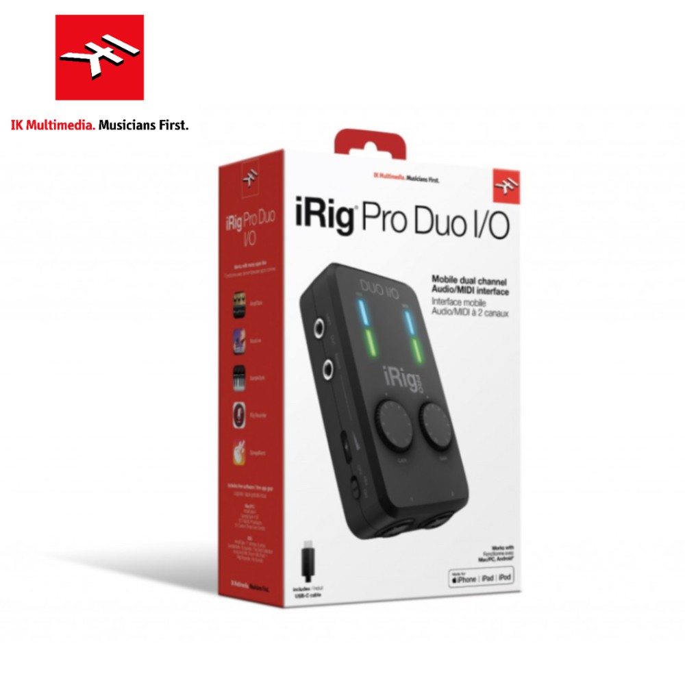 IK Multimedia iRig Pro duo I/O 行動錄音介面【敦煌樂器】, , large