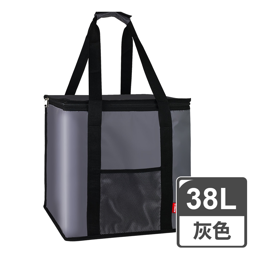 【G+居家】防潑水亮彩保溫保冰袋38L特大款(保溫保冰袋/露營保冷袋/肩背袋/手提環保袋/外送袋/保鮮袋/野餐袋/保溫餐袋/手提袋), , large