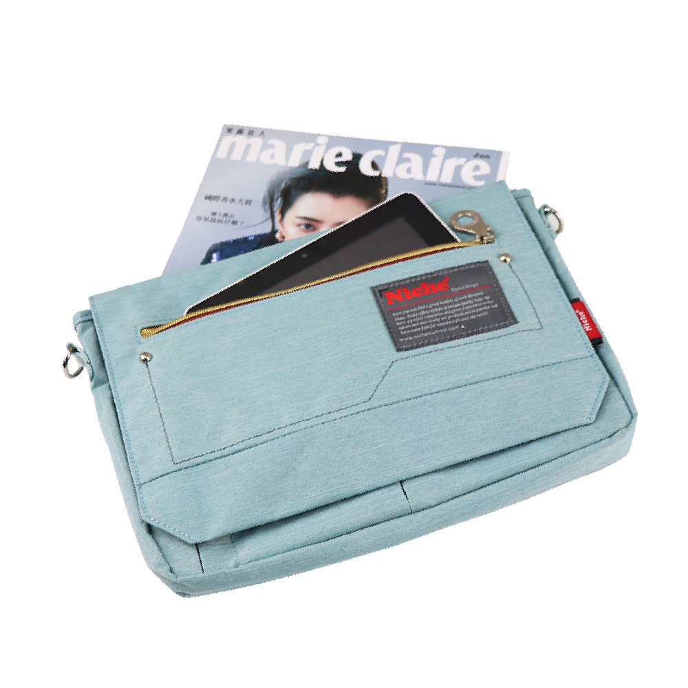 【Niche 樂奇】旅行休閒包 郵差包 信封包 男女側背小包 斜肩背包 (中) NCL-5319, , large