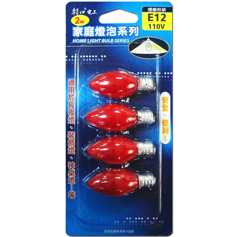 [寶旺旺]朝日電工 2W燈泡, , large