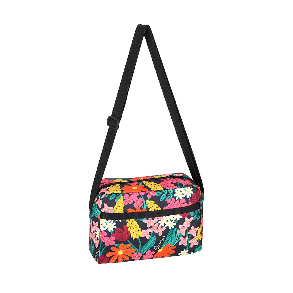Lesportsac Daniella Crossbody 拉鍊斜背包/ 繽紛花園, , large