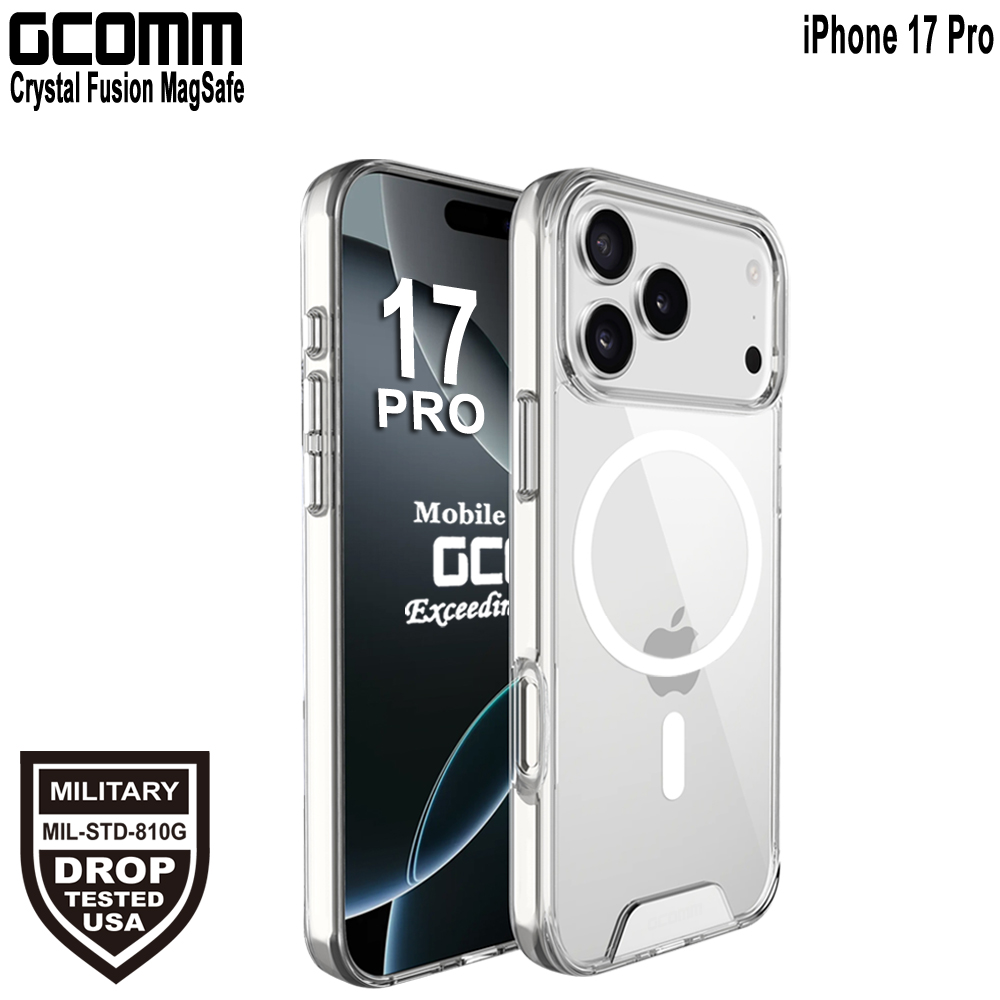 GCOMM iPhone 17 Pro 磁吸晶透軍規防摔殼 Crystal Fusion MagSafe, , large