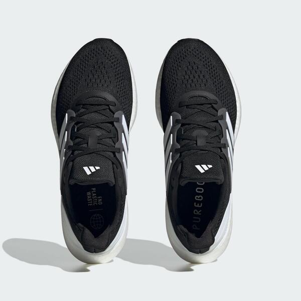 Adidas Pureboost 23 男女 慢跑鞋 運動 路跑 寬楦 休閒 緩震 耐磨 舒適 黑白 [IF4839], , large