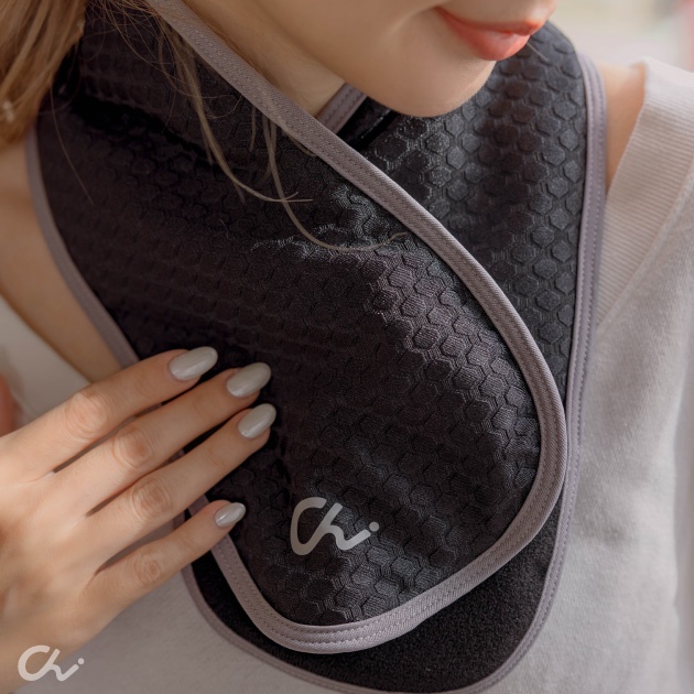 【Cheau Chi 】Graphene Thermal Neck Warmer Scarf - Odor Control, Far-Infrared, Made in Taiwan, , large