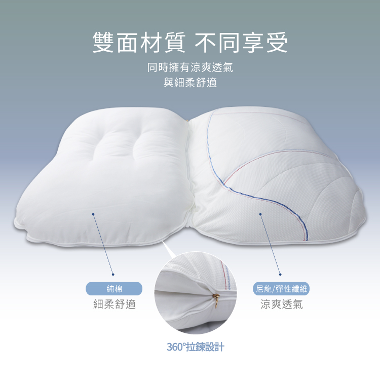 【多利寶寢具】Victoria_可拆式雙層舒眠枕(1顆), , large