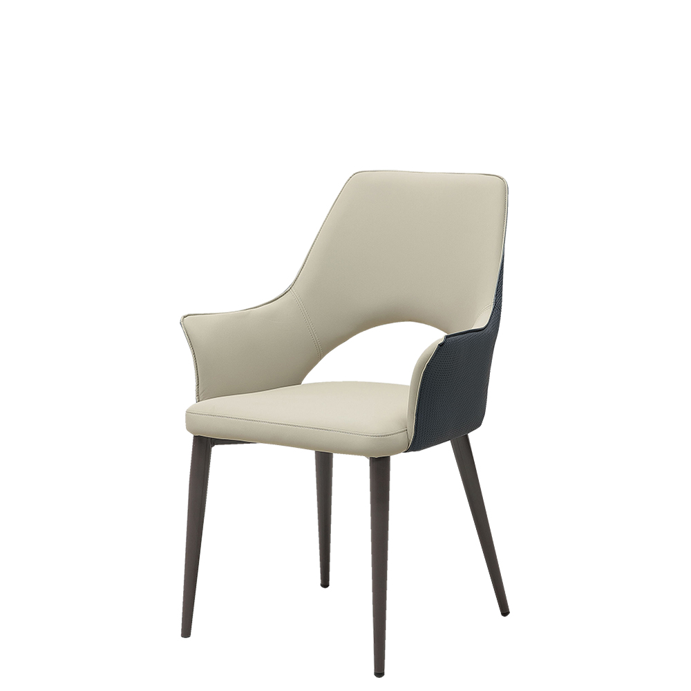 【Hampton 漢汀堡】科邇餐椅-淺灰-2入組, , large