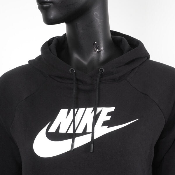 Nike AS W NSW ESSNTL HOODIE 女 運動 連帽 長袖 上衣 棉柔 黑 [BV4127-010], , large