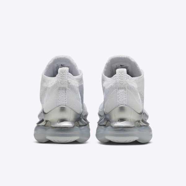 Kixpress-Nike W Air Max Scorpion FK 女 休閒鞋 運動 全腳掌氣墊 針織 白銀 [DJ4702-003], , large