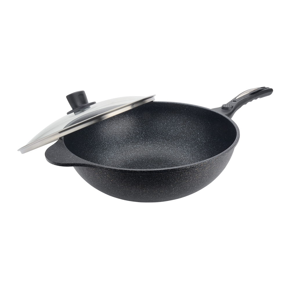 CLARE 可蕾爾 韓式不沾炒鍋IH附蓋 32cm-Leidea樂德兒