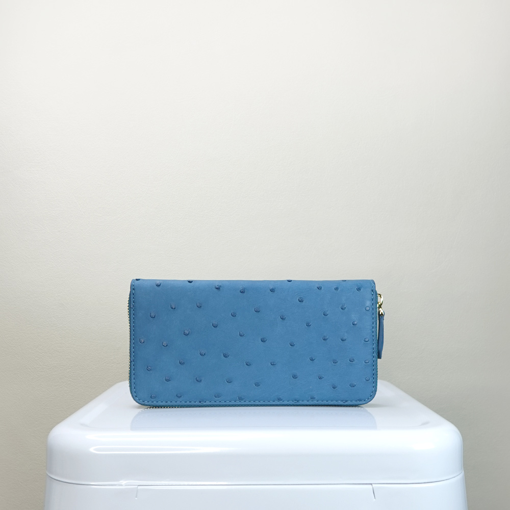【M2nd】 Ostrich  Zip-around Wallet, , large