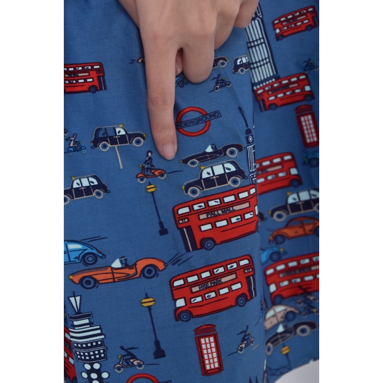 (XL) 汽車藍色短裙二手衣, , large