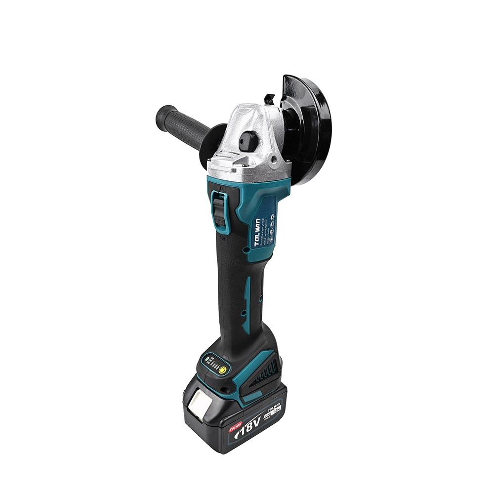 台灣現貨！手持4吋砂輪機 充電 打磨機非牧田 18v 切割機 角磨機 拋光機 打蠟機 電動角磨機 鋰電切割機 打磨, , large